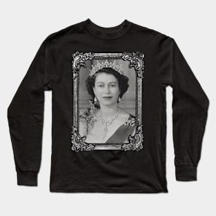 Vintage Queen Elizabeth II Long Sleeve T-Shirt